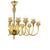 Huge Italian lively amber Murano Glass Chandelier Elegant chandelier in amber made in Murano glass and gold plated metal...