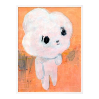 Cloud Head by Kentaro Minoura, Art Print in White Frame, Medium For Sale
