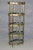Brass Bernard Rohne for Mastercraft Acid Etched Modern Brass and Metal Etagere For Sale - Image 8 of 10