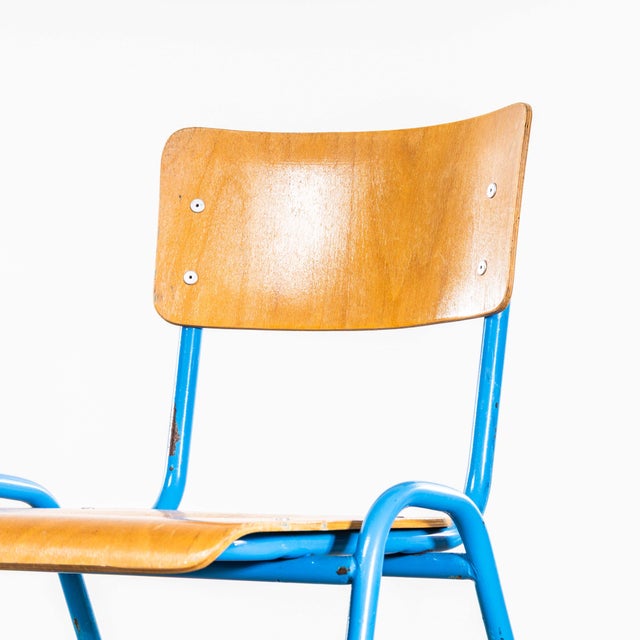 Vintage Stacking Dining Chairs, 1960s, Set of 4 For Sale - Image 4 of 12