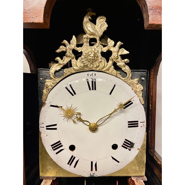 19th Century French Tall Case Clock or Horloge De Parquet For Sale In Orlando - Image 6 of 12