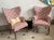 Pair of 1960s Fireside Wingback Chairs Upholstered in Fermoie Fabric For Sale - Image 11 of 12