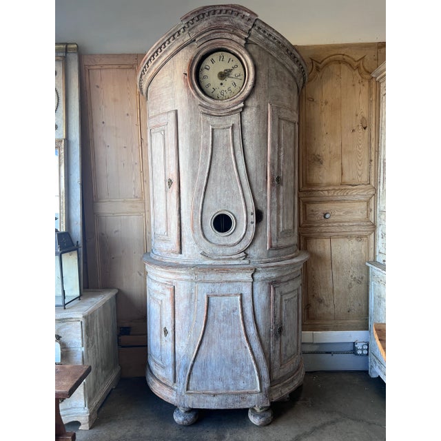 18th Century Swedish Rococo Clock For Sale - Image 11 of 11