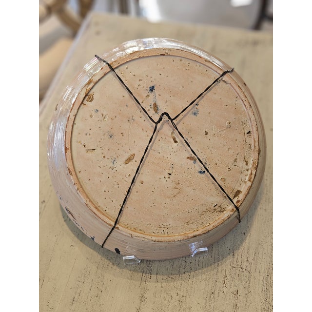 Mid 19th Century Spanish Ceramic Fajalauza Bowl From Granada For Sale - Image 4 of 7