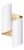 Regina Andrew Folio Aluminum Sconce, White & Gold For Sale