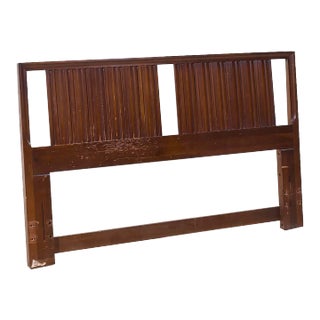 Unagusta Mid Century Walnut Queen Headboard For Sale