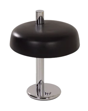 Black Table Lamp by Heinz F.W. Stahl for Hillebrand, 1970s