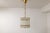 Brass & Crystal Cylinder Chandelier by Tyringe for Orrefors, Sweden For Sale - Image 3 of 11