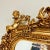 Glass French Style Gold Floor Mirror Gold Leaf Details For Sale - Image 7 of 9