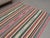 1970s Vintage Handmade Wool Cotton Multicolor Kilim Rug For Sale - Image 4 of 11