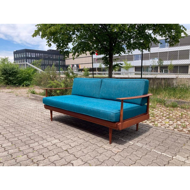 Mid-Century Modern Daybed in Teak by Wilhelm Knoll, 1960s For Sale - Image 10 of 17