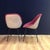 Burov Set of Pink Chairs by Genevieve Dangles-Christian Defrance for Burov, 1950s, Set of 2 For Sale - Image 4 of 10