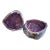 Polished and Cut 2-Piece Amethyst Geode For Sale