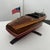 Miniature Motorboat in Various Woods, Metal and Lacquer from Chris Craft, Usa, 1950 For Sale - Image 11 of 13