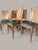Art Nouveau Dining Chairs in Oak with Carved Rose Motifs, 1920, Set of 6 For Sale - Image 6 of 9