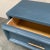 Vintage Blue Faux Bamboo Nightstands - A Pair For Sale - Image 9 of 9