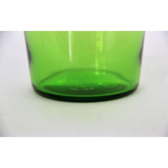 1980s Vintage Murano Art Glass Bottle by Carlo Moretti, Italy, 1980s For Sale - Image 5 of 13