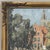 Antique Framed Oil Painting on Canvas Signed DeMeer ~ 'View of Bruges' For Sale In Dallas - Image 6 of 15