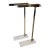 Vintage Postmodern Lucite and Brass Floor Lamps - Pair For Sale