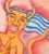 Contemporary Gerardo Navarro Gomez "Diablo Verrgon" Watercolor, 2005 For Sale - Image 3 of 8