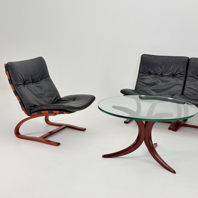 Mid-Century Kangu Lounge Chair by Elsa Solheim and Nordahl Solheim for Rybo, 1970s For Sale - Image 15 of 18