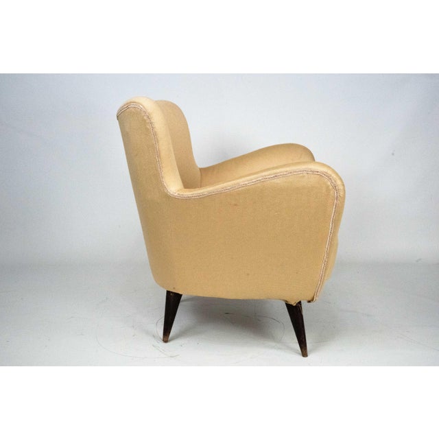 Vintage Sculptural Lounge Chair by Guglielmo Veronesi, 1950s For Sale - Image 10 of 11