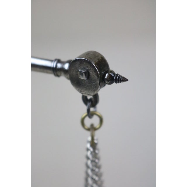 Mid 19th Century English Poished Brass Bankers Scale For Sale - Image 11 of 11