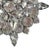 Mid-Century Modern Vintage Starburst Rhinestone Brooch Pin For Sale - Image 3 of 4