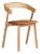 Nude Dining Chair in Natural Leather by Made by Choice For Sale