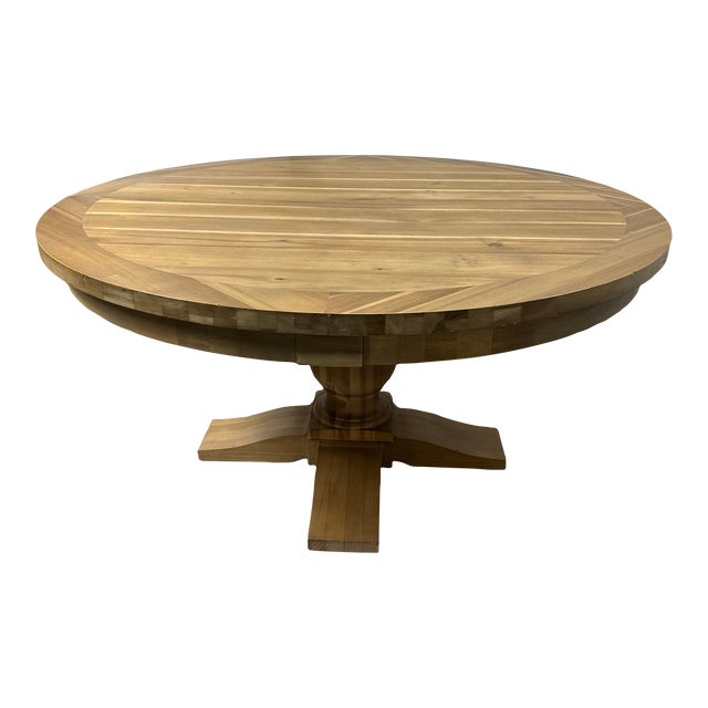 Restoration Hardware 17th C. Monastery Round Dining Table Chairish