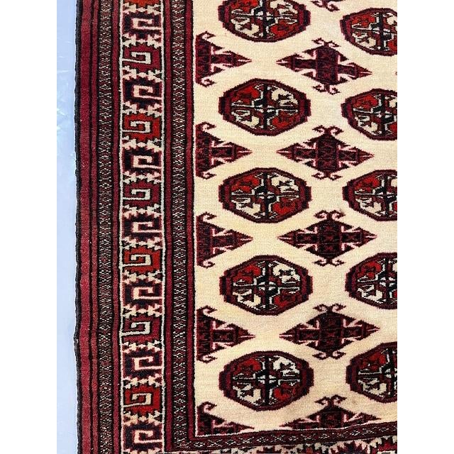 Persian 1970s Persian Torakman , 3' X 3'8" For Sale - Image 3 of 5