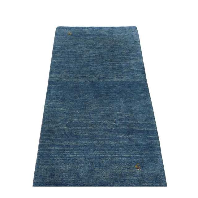 Hand-Knotted Gabbeh Loribaft Rug For Sale - Image 4 of 10