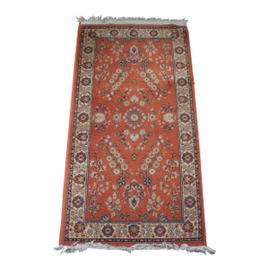 Vintage Belgian Oriental 100% Wool Floral Rug Runner Carpet Mat 33" X 63"