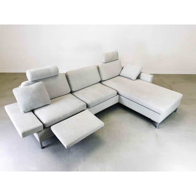 Postmodern Corner Sofa with Chaise Longue from Brühl, 2010s For Sale - Image 3 of 16