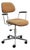 1960s Mid Century Modern Office Chair Task Swivel Work Armchair Rasmussen for Labofa For Sale