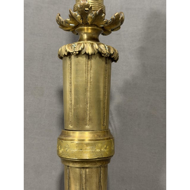 Louis XVI Style Bronze Wall Sconces, 1850, Set of 2 For Sale - Image 10 of 11