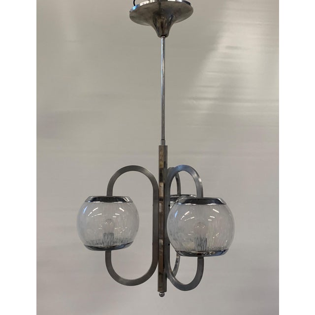 Modernist Chandelier by Nason-Moretti, 1970 For Sale - Image 3 of 8
