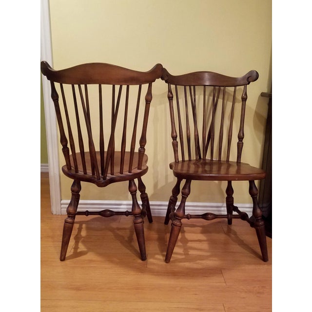 Temple Stuart Maple Dining Chairs - Set of 4 | Chairish