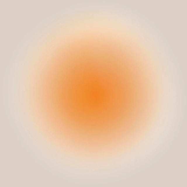 Contemporary Colourful Art Prints Set of 4 Pc Sun Blue, Green, Orange, Teal by Angela Cameron For Sale In Portland, OR - Image 6 of 7