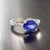 Natural Tanzanite Diamond Ring 6.5 14k WG 2.05 TCW Certified For Sale - Image 9 of 12