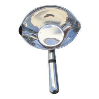 1940s Sterling Silver Pipkin Server Signed Hecho en Mexico For Sale