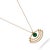 Eternal Vision Emerald Eye Gold Necklace For Sale - Image 10 of 11