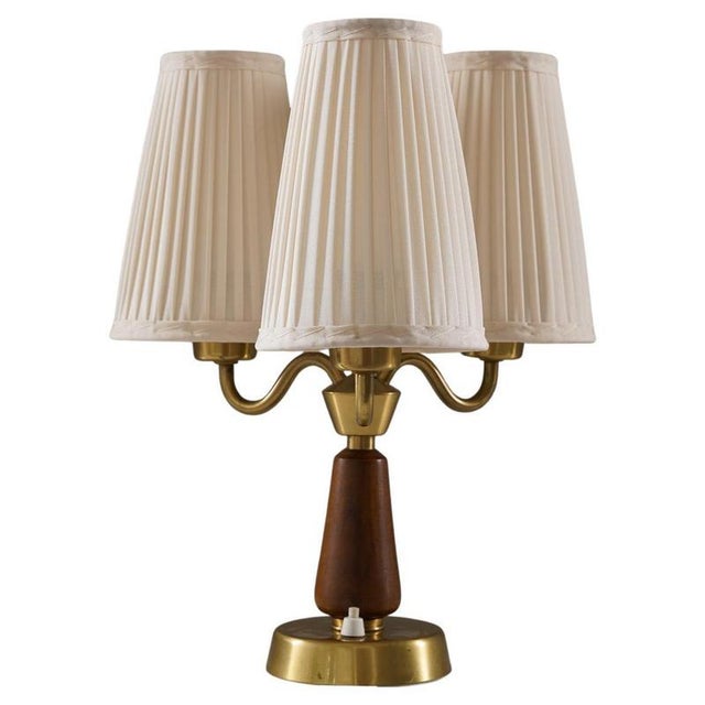 Brown Swedish Modern Table Lamp from Asea, 1940s For Sale - Image 8 of 8