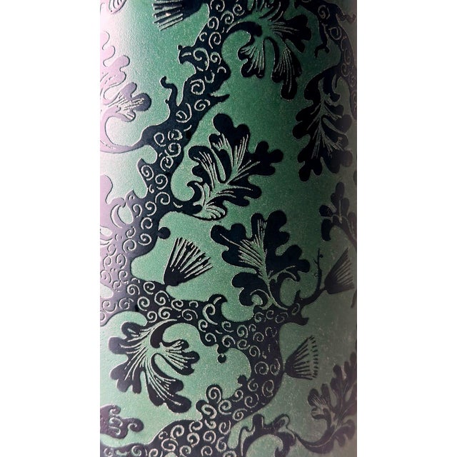 Finzi “Oro Zecchino” Decorated Ceramic Vase For Sale - Image 11 of 18