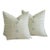 Lee Jofa Indian Zag in Aqua- A 22 Pair of Pillows For Sale