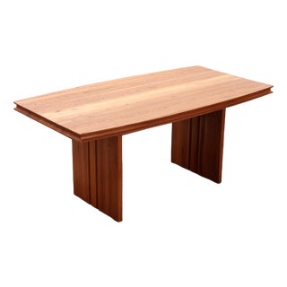 Large Dining Table in the style of Pierre Chapo, France, 1960s For Sale