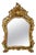 Mid-18th Century Light Green Baroque Lacquered Mercury Glass Mirror, Italy For Sale