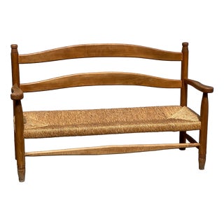 Artisans of Lozère Bench for Jean Touret, 1950s For Sale