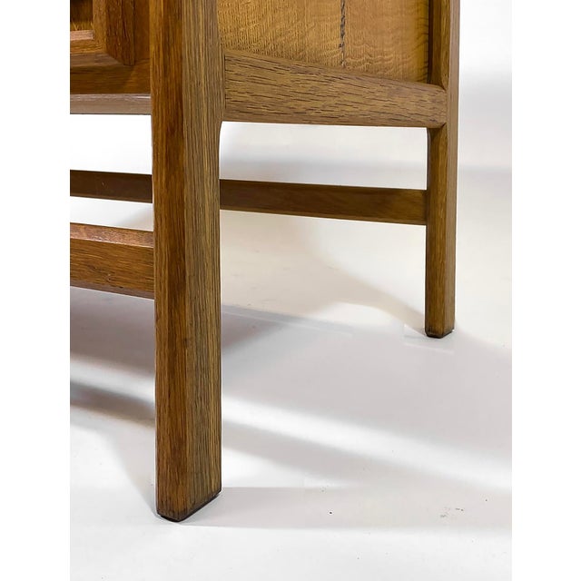 Wood Scandinavian Modern Henning Kjærnulf Style Oak Cabinet For Sale - Image 7 of 8