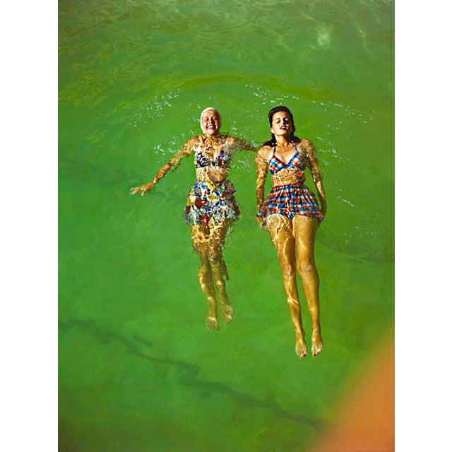 Floating by Toni Frissell Beachwear fashion shoot, 1947. (Photo by Toni Frissell) 20x16" inches / 50x40cm paper size...